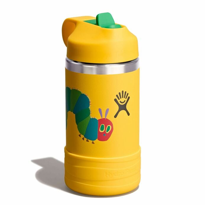 kids-12-oz-bottle-world-of-eric-carletm-r5 le26-w12-1000-kids-12-oz-wide-straw-cap-and-boot-yellow-caterpillar-angled_1.jpg